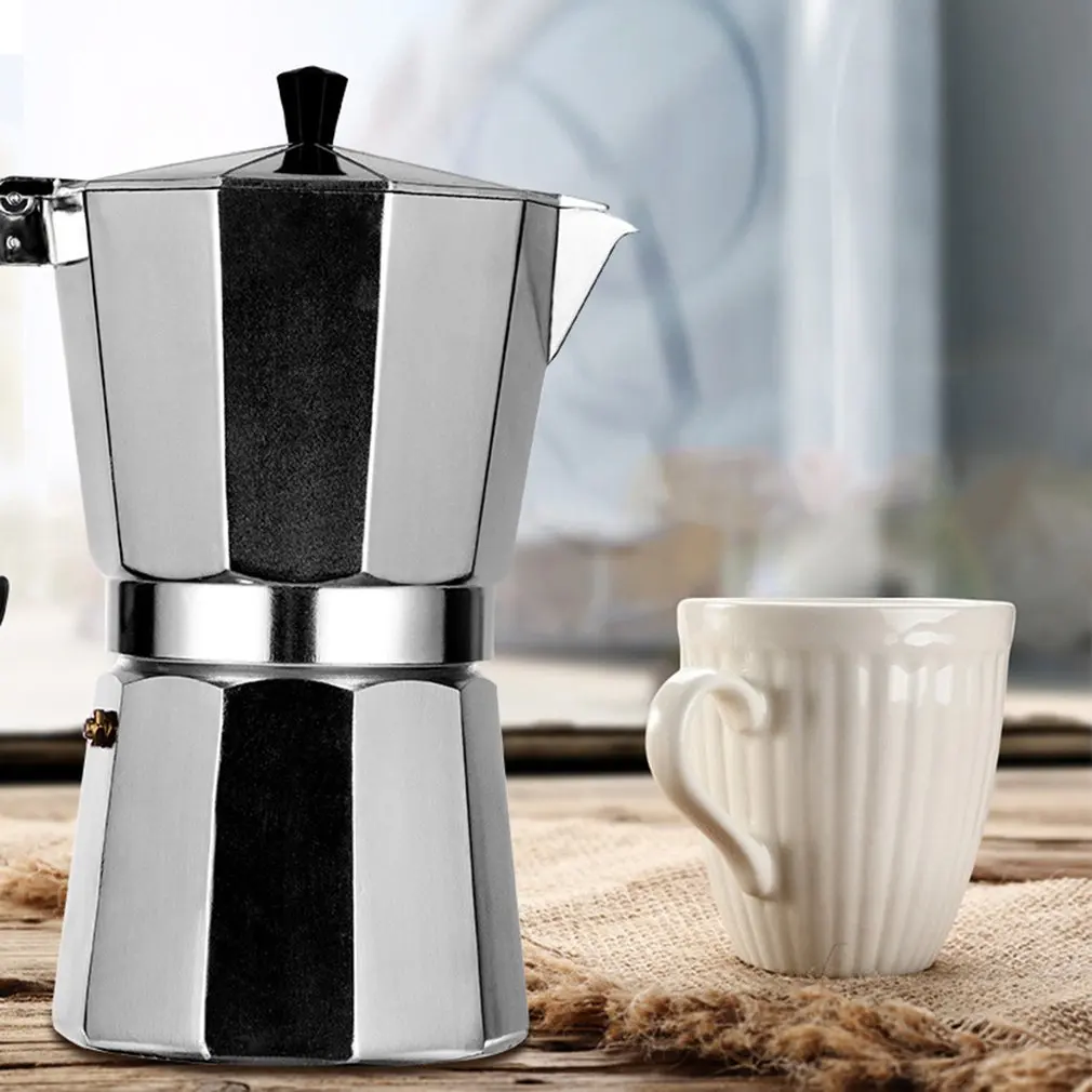 Coffee Maker Aluminum Mocha Espresso Percolator Pot Coffee Maker Moka Pot  Espresso Shot Maker Espresso Machine