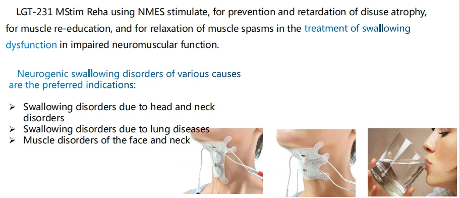 Rehabilitation Therapy Supplies Neuromuscular Electrical Stimulation Device  For Stroke Difficulty Swallowing LGT-231 - AliExpress