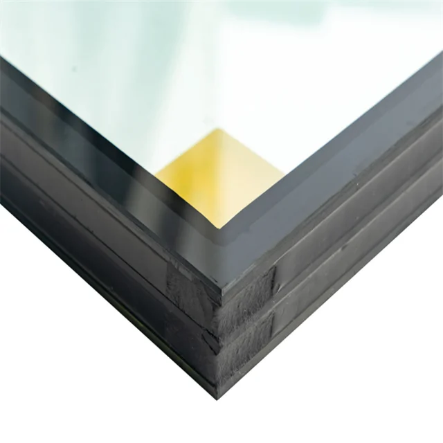 Hot Sale LOW-E Triple Glass Double Cavity Insulating Glass Double Silver Coating Soundproof Curtain Wall