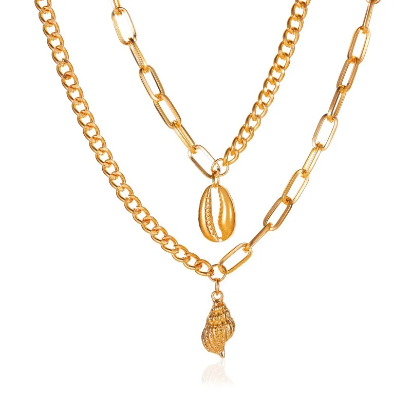 Multi Layered Pendant Necklace 