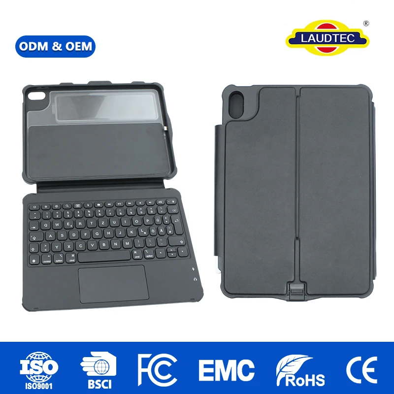 Wholesale & School Heavy-Duty Keyboard Case for iPad A16, Pencil Holder, Drop-Proof Stand, Multi-Angle, RoHS Certified