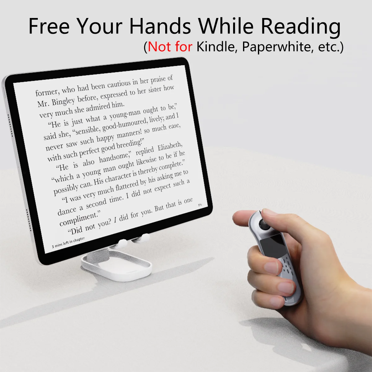 OEM Phone Tablet PC Remote Mouse with Laser Pointer Bluetooth Controller Wireless Clicker for TikTok Presentation Video