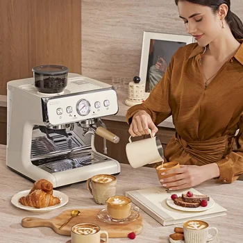 Cheap Coffee Machine 20 Bar Espresso Machine with Milk Frother Independent Espresso Coffee Maker for Cappuccino