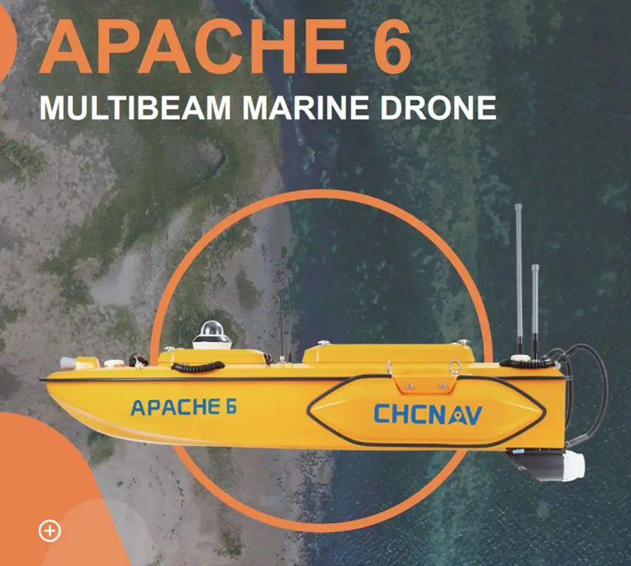 High Accuracy Bathymetric Chcnav Apache6 USV Marine Autopilot System ...