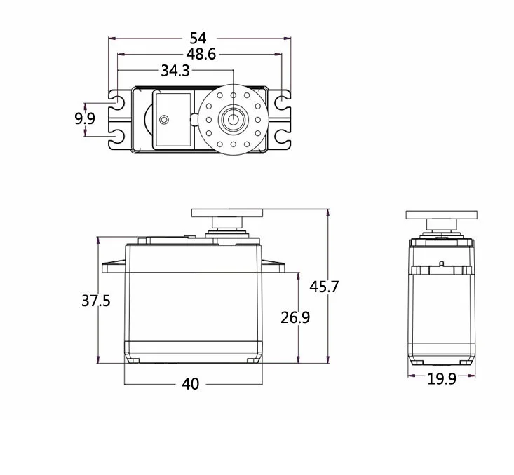 Kpower Mg995 Upgrade 20kg Torque Position Servo Buy Position Servo,Mg995 Servo,20kg Servo