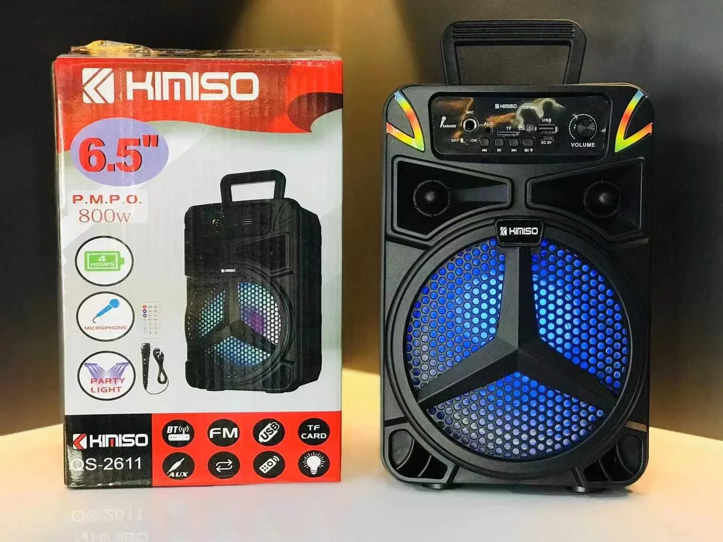 QS-2611 KIMISO Inch Speaker Portable Powerful Sound