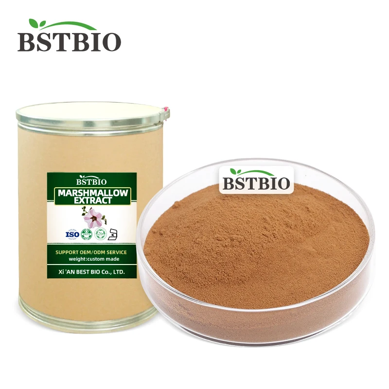 BSTBIO Althaea Officinalis Root Extract Powder 10:1 20:1 Marshmallow Extract