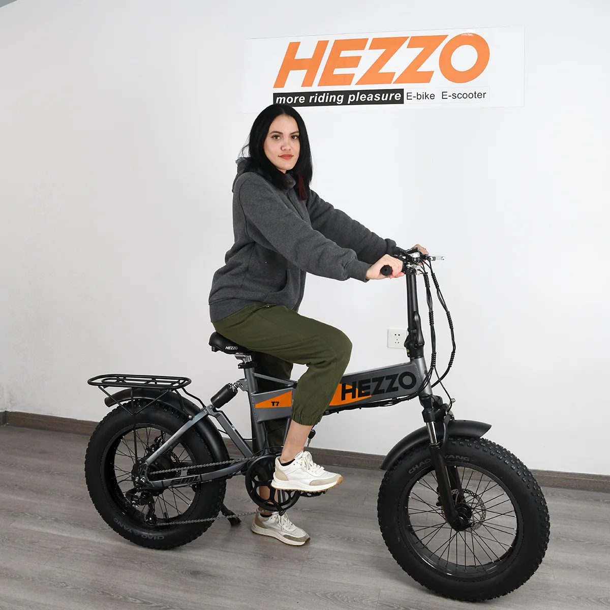 HEZZO T7 Folding Electric Bicycle 750W 48V Aluminum Alloy 15Ah