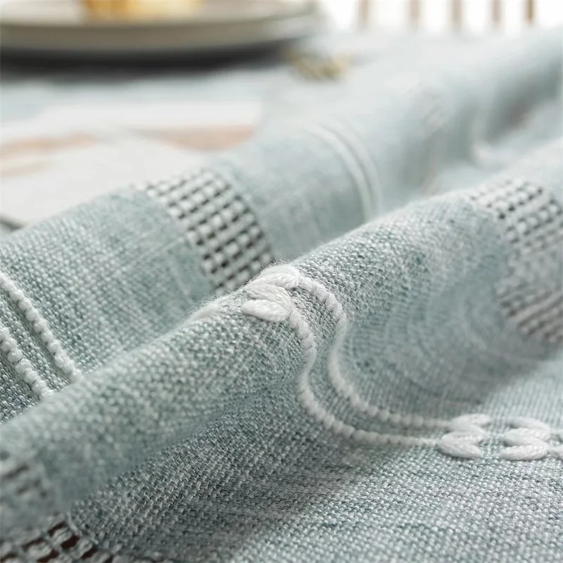 Factory Outlets Napisan Polyester Waterproof Table Cloths Turkish Linen