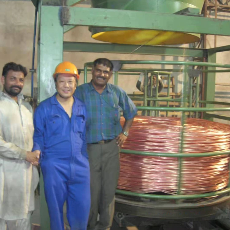 Copper Rod Continuous Casting and Rolling Machinery Line for 8 mm to 30 mm Copper Rod CCR Line
