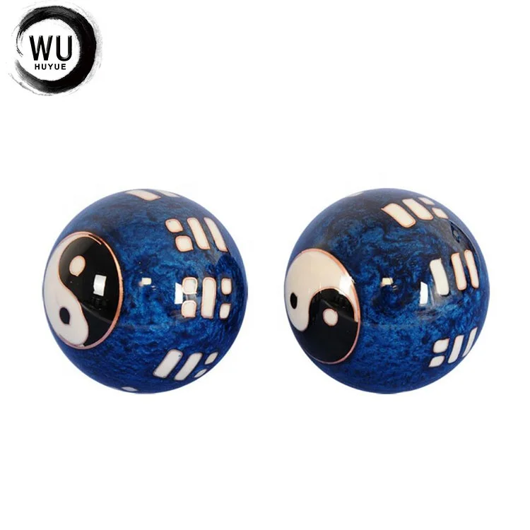 
Chime медитация здоровье yinyang китайская оптовая продажа Baoding традиционный фитнес ручной мяч Железный мяч 