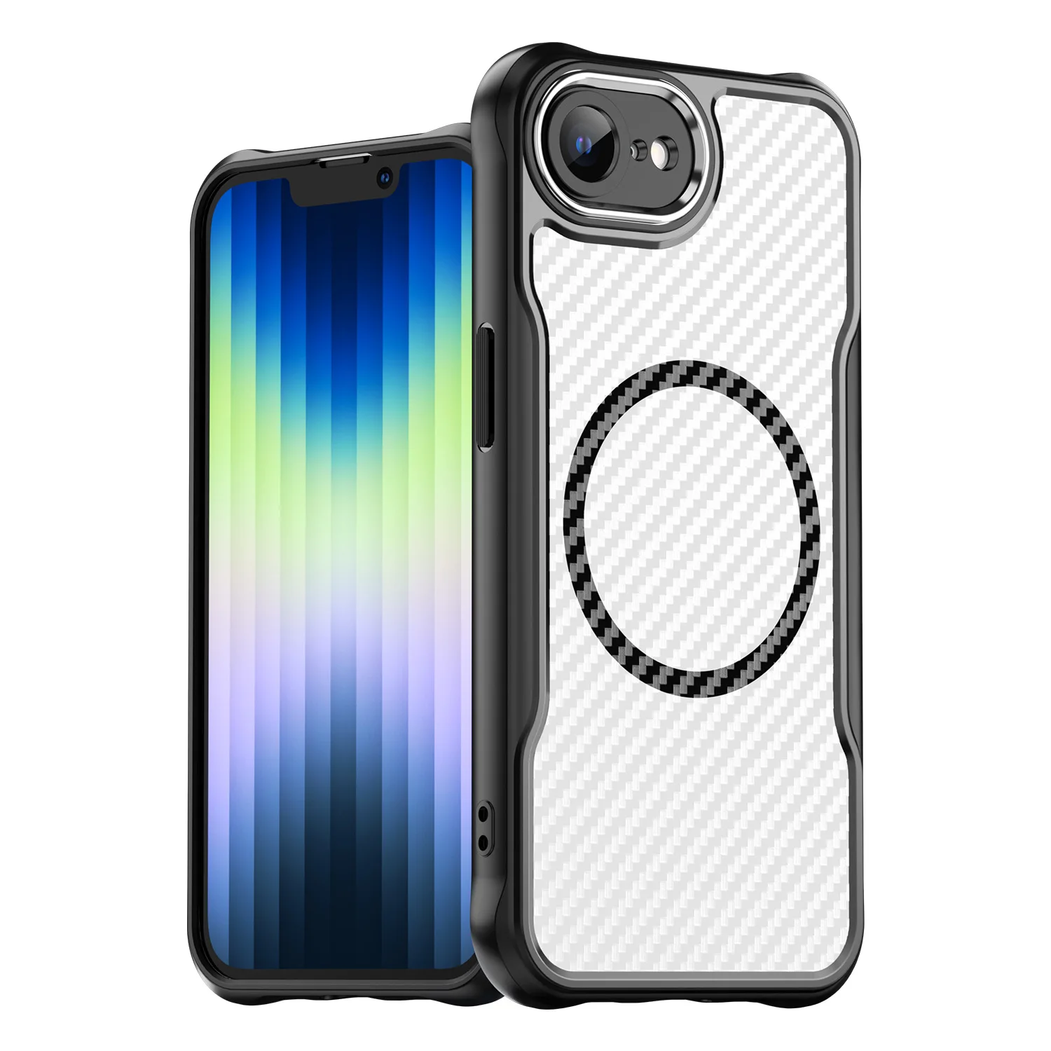 Carbon Fiber Pattern PC Fard Shell Back Phone Case for iPhone 16E SE 2025 Magnetic Cover| Alibaba.com Carbon Fiber Pattern PC Fard Shell Back Phone Case for iPhone 16E SE 2025 Magnetic Cover| Alibaba.com