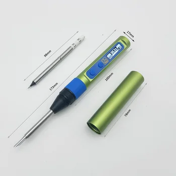 NEW arrival PD 65W Type C Mini Smart Electric Soldering Iron Kit support Soldering Iron Tip Replacement for HS01 TS100 PINE 64
