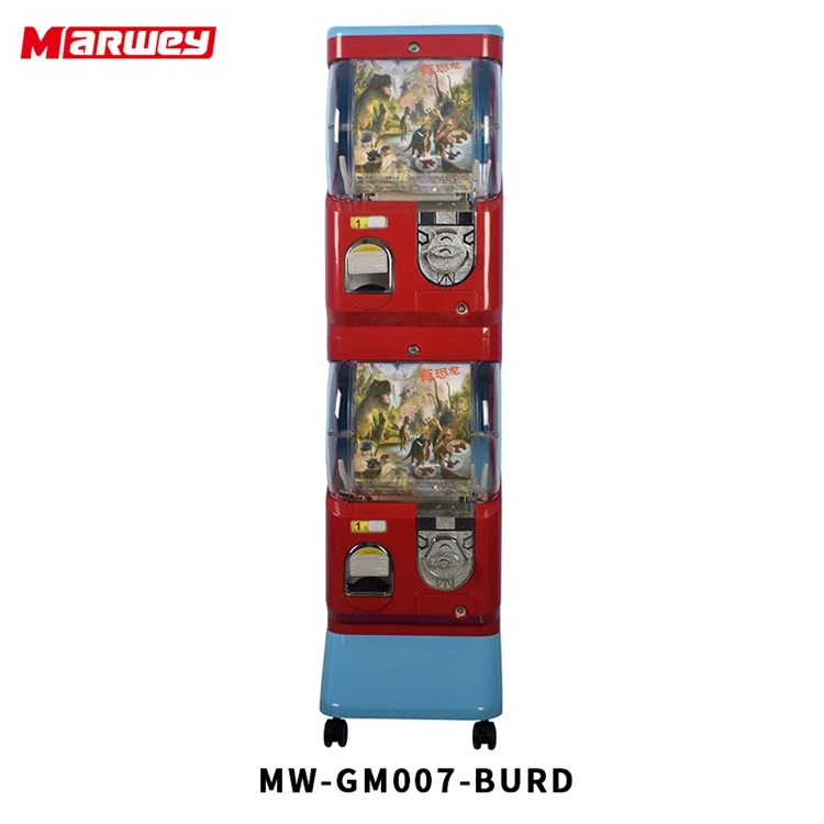 2 Layer Capsule Toy Vending Machine Wholesale Coin Operated Capsule Toys Bouncy Ball Vending Machine
