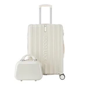 Universal Wheel Lightweight Pull Rod Combination Box Suitcase Student Fashionable Simple and Leisurely Travel Custom logo