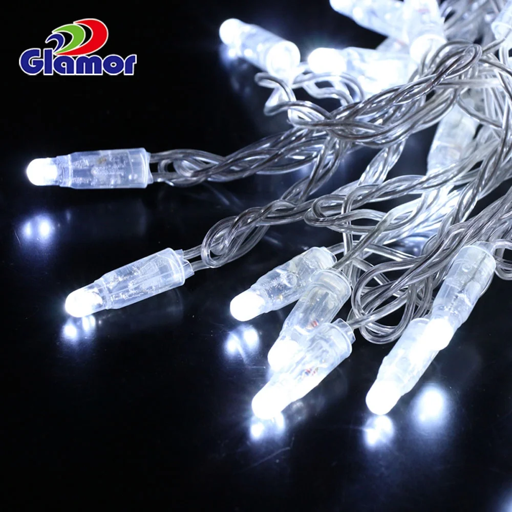 230V LED String Lights PVC Cable Christmas Event Party Decoration Lighting for Holiday