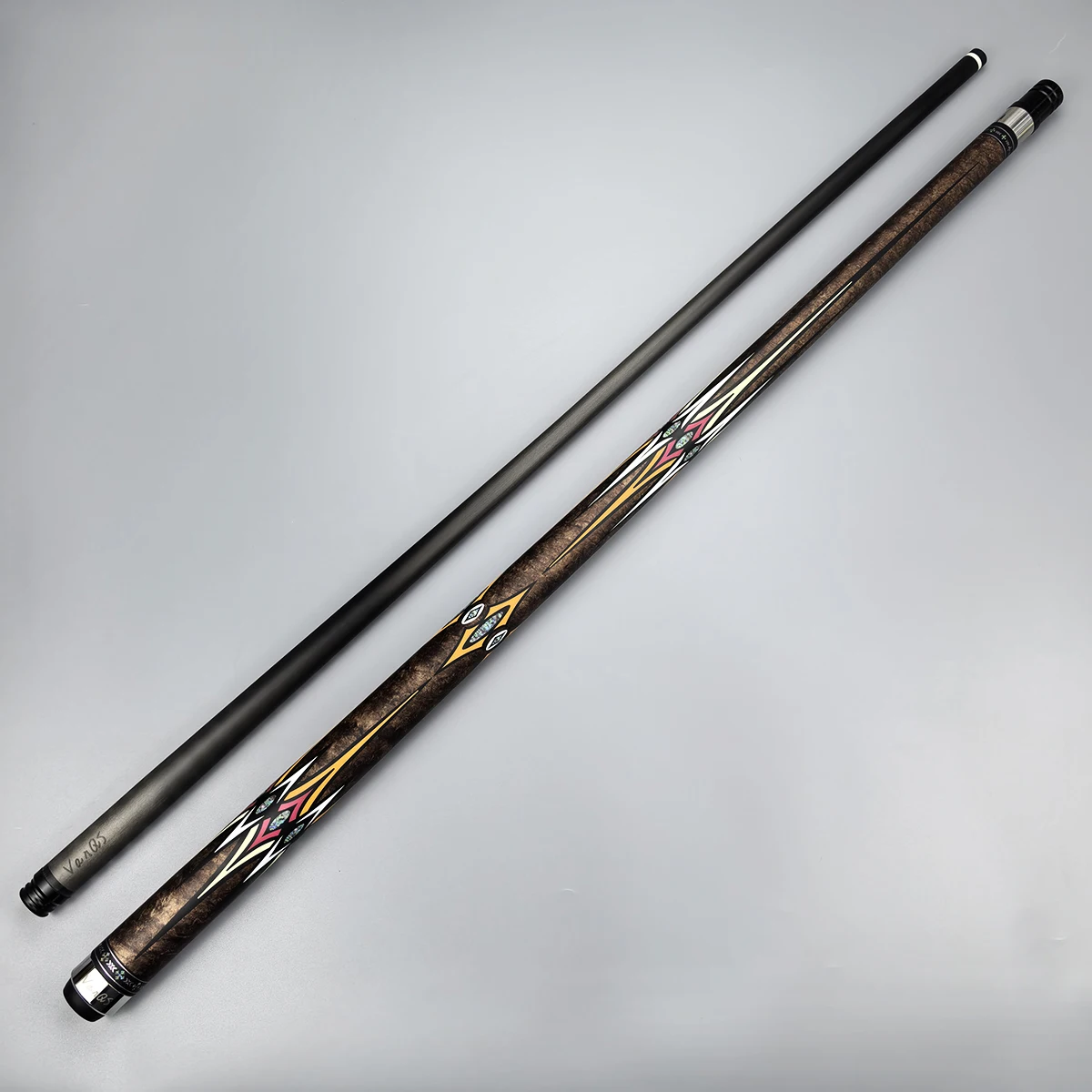 Brown High-Tech Yfen M6 Carbon Fiber Shaft Pool Cue Stick