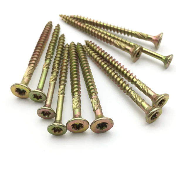 Yellow Zinc Plated Galvanized Double Countersunk Head Straw Rope