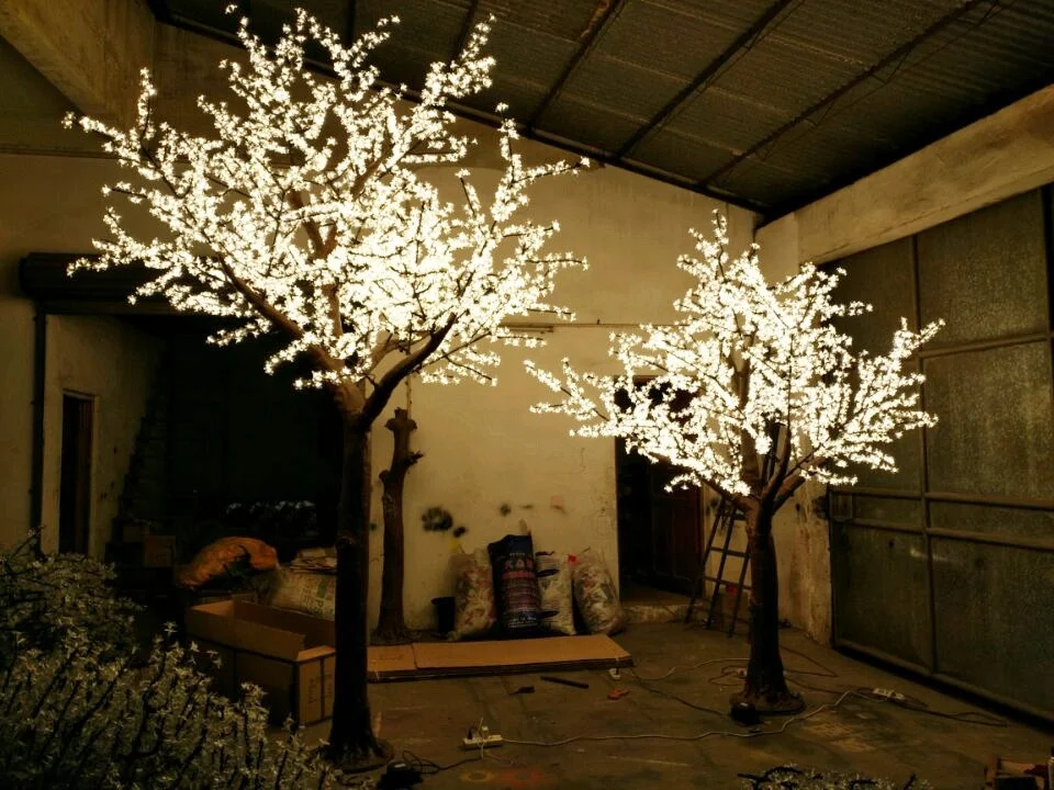 Albero Di Ciliegio Illuminato LED 61 Cm - Bonsai Artificiale Con 24 Luci Bianco Caldo, Timer E Alimentazione USB/batteria, Decorazione Casa Romantica