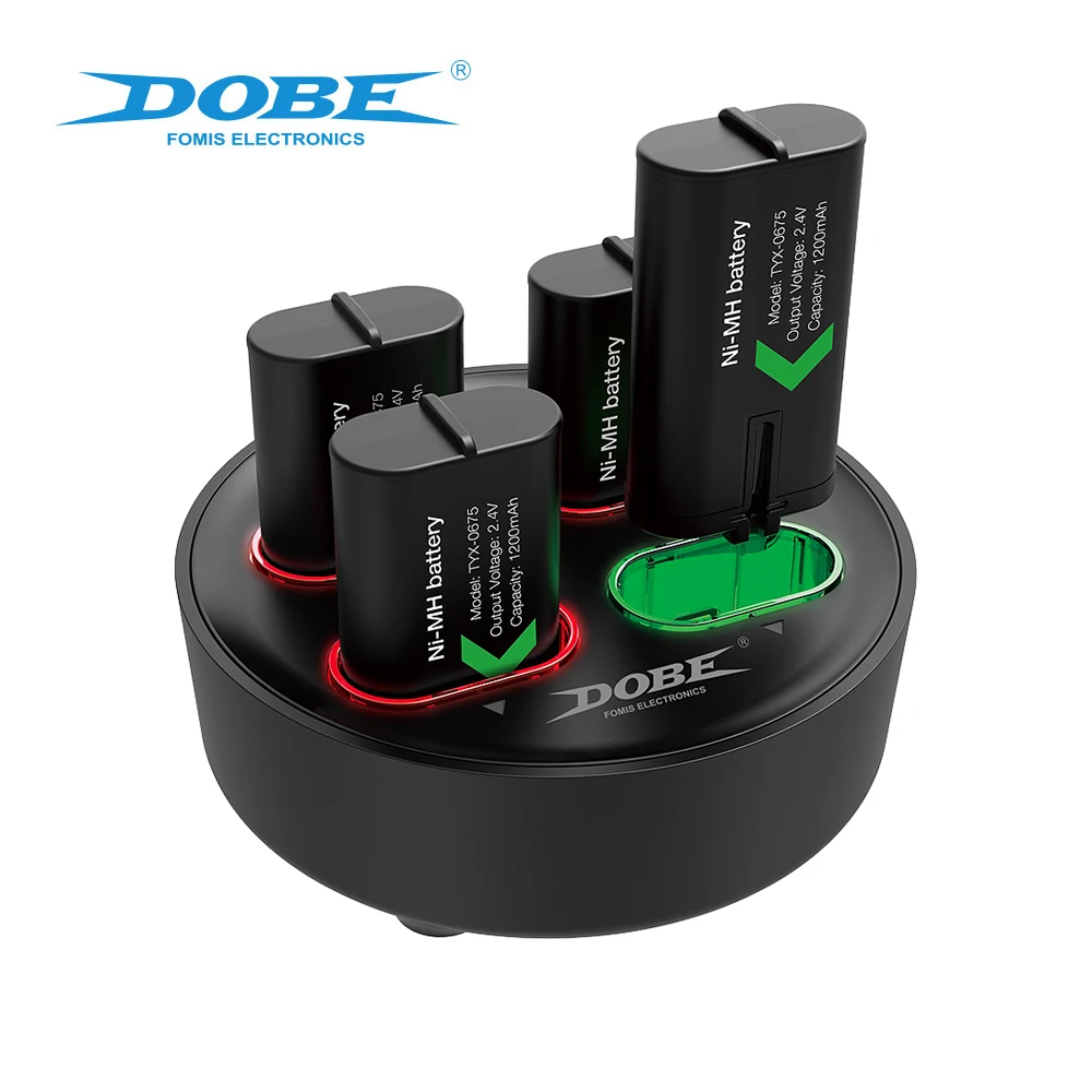 DOBE Factory Direct Supply Battery Charging Station Stand Dock With Battery Pack for Xbox Controller Game Accessories