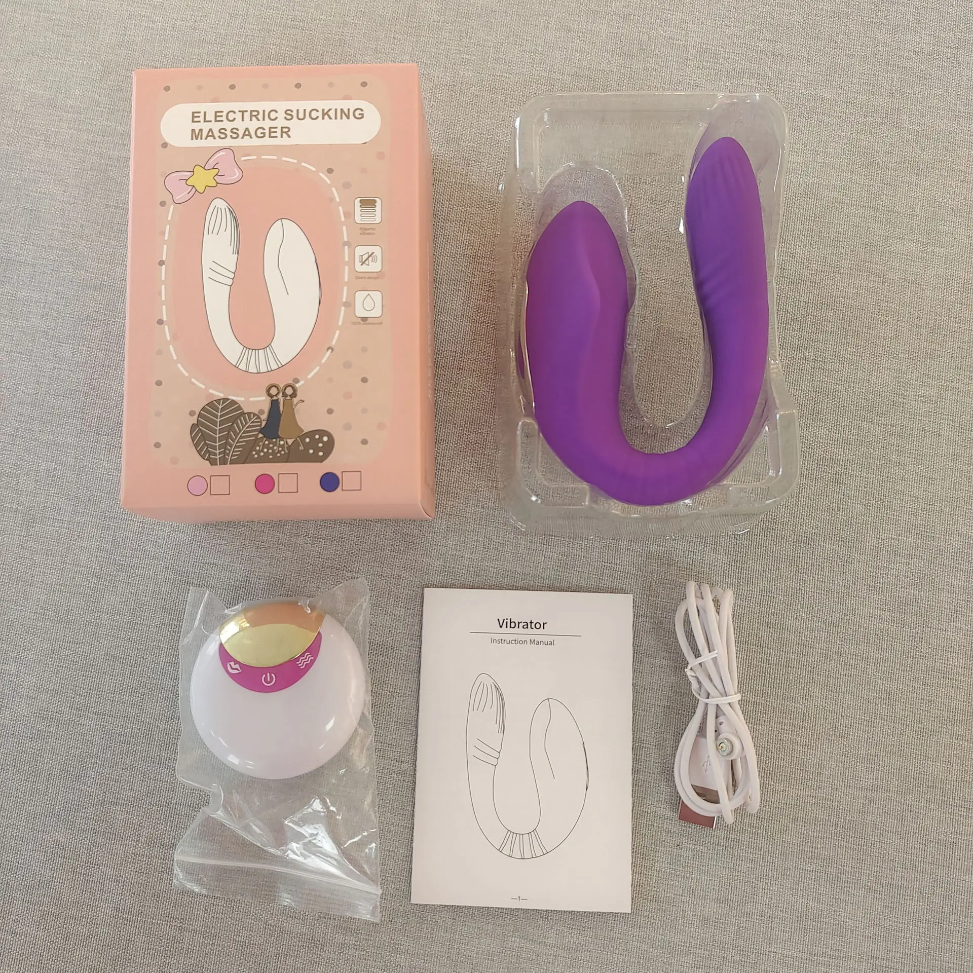 u shape vibrating massager 10 VIBRATING MODES FEMALE WOMEN PERSONAL MASSAGER STIMULATOR DUAL MOTOR U  SHAPE