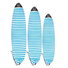 custom water sport surfboard socks surfing sock surf board cover Quick-drying terry fabric stripe style 6'0 - 14'0