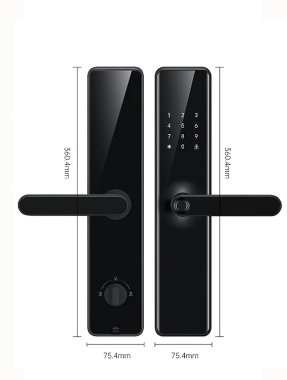 Внутренняя Автоматическая цифровая клавиатура сигнализация предупреждение электронный ключ код дверной замок вход данных из