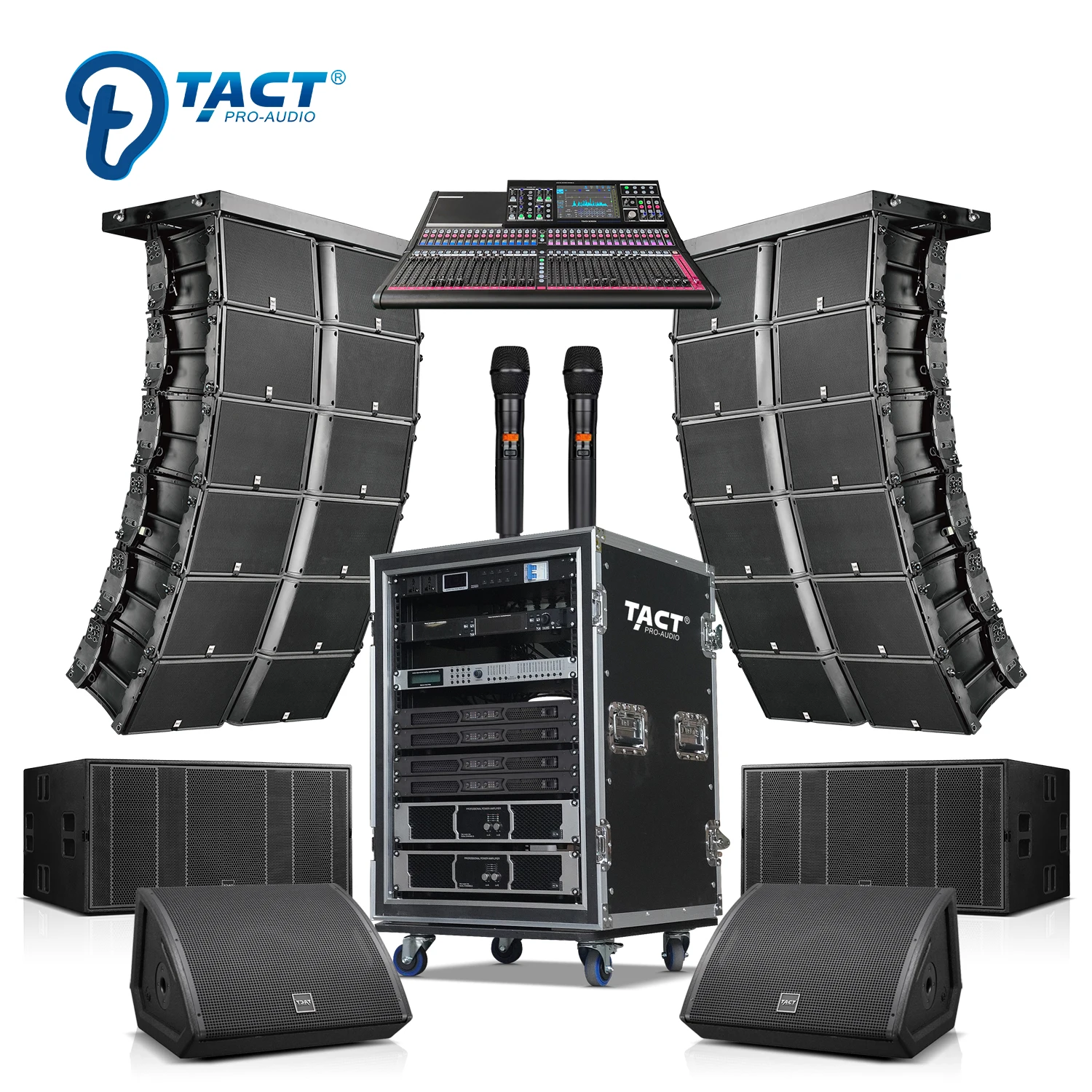 TACT Line Array Speakers Professional Outdoor Sound System