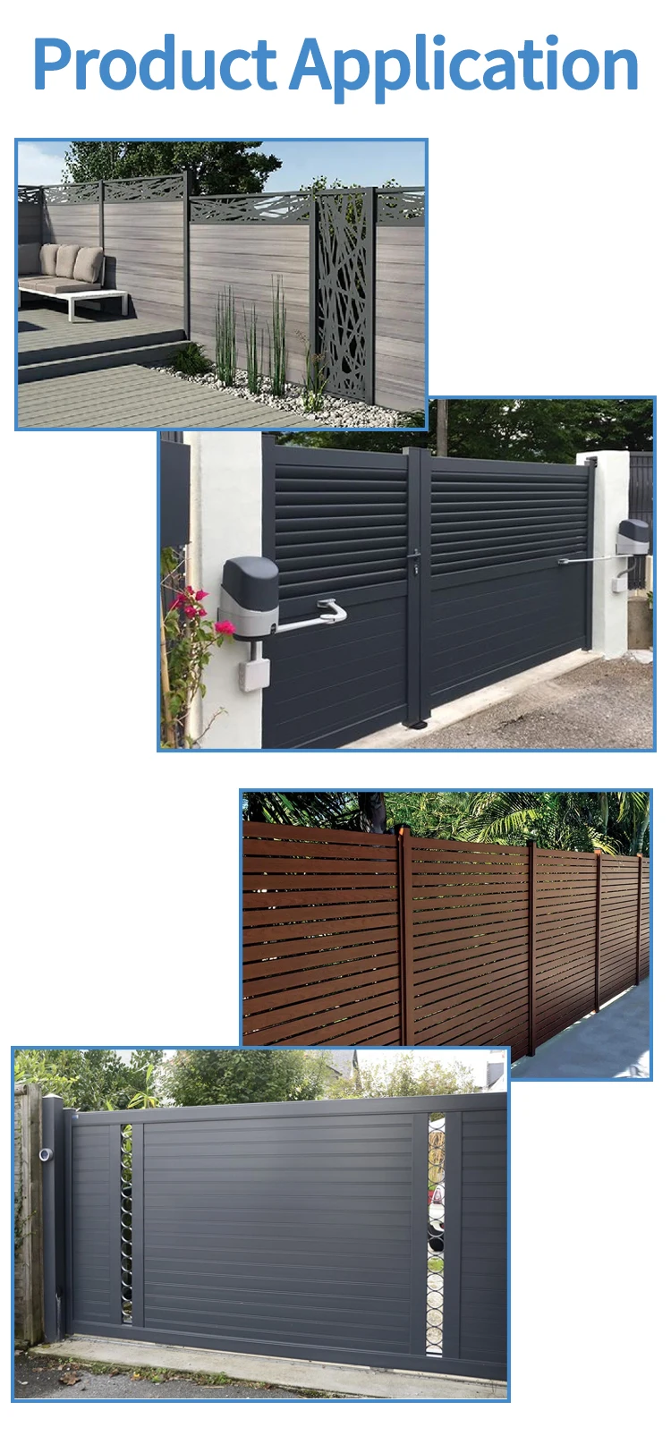 Wholesale Powder Coating Aluminium Louvre Screens For Privacy And Shade ...