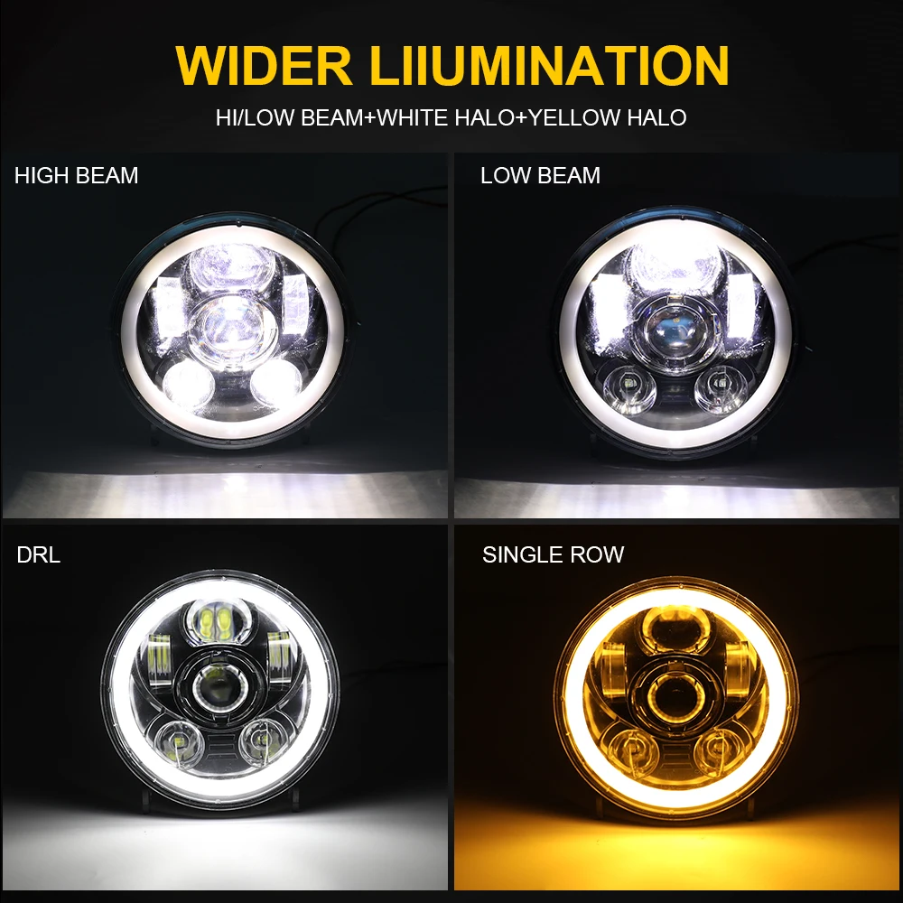 5.75 LED Chrome 30W 575 with Original Glass - 4 light setup