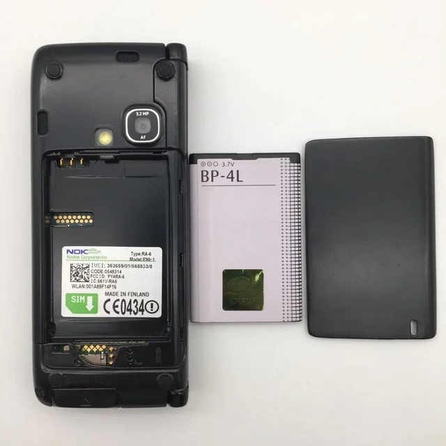Free Shipping Original Cheap Unlocked Classic Flip QWERTY Full Keyboard Mobile Cell Phone E90 for NK by Post