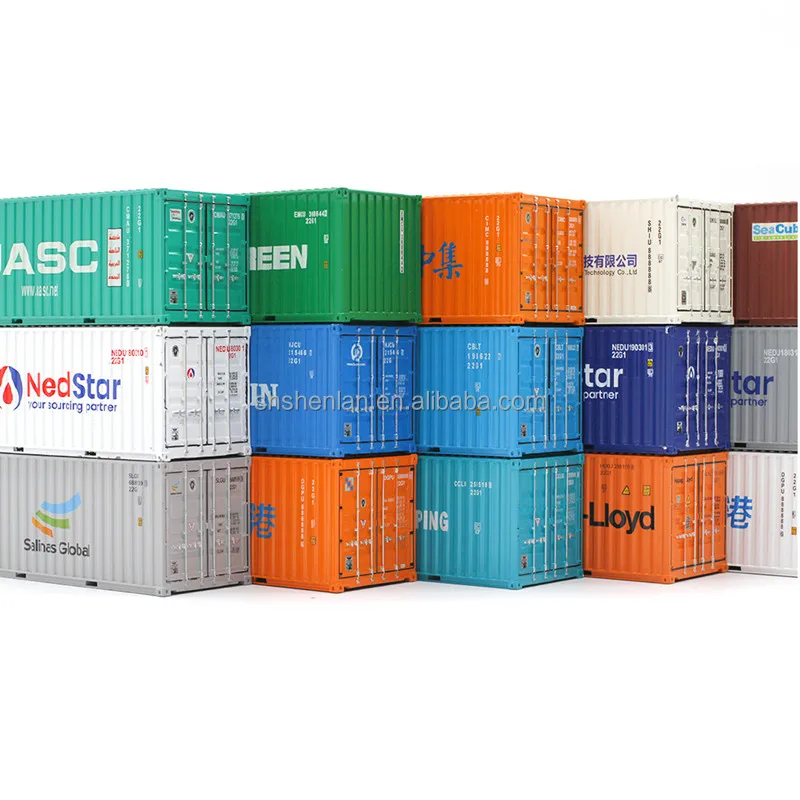 20ft 150 Alloy Container Model Container Toy Buy 1/87 Scale Shipping