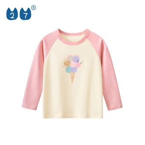 Girls Pink 100% Cotton Plain T Shirts Kids Tshirt Wholesale Clothes Trendy Girls Clothing