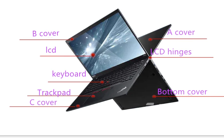Wholesale LCD Back Cover  a Cover for lenovo Y70-70 Rear Lid Top