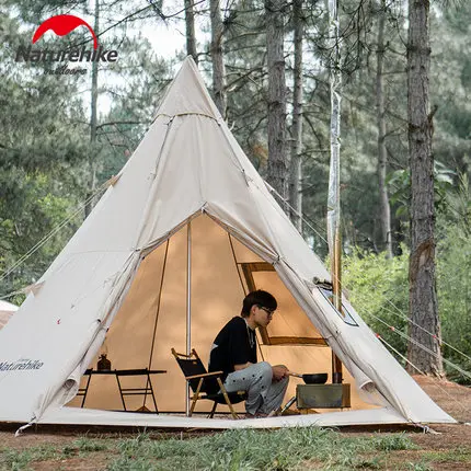 Naturehike 9.6 Outdoor Luxury Safari Glamping Family Tent
