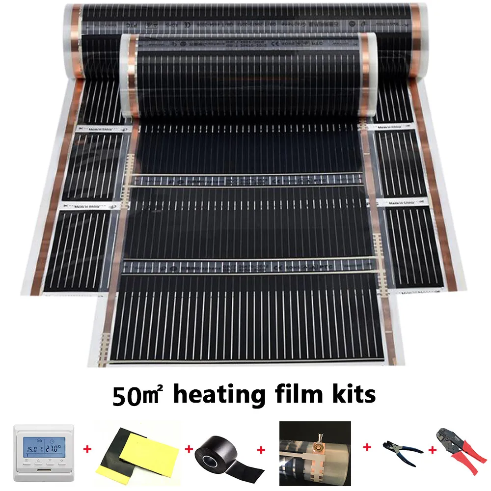 50m2 100m fast heat flexible carbon electric far infrared ray