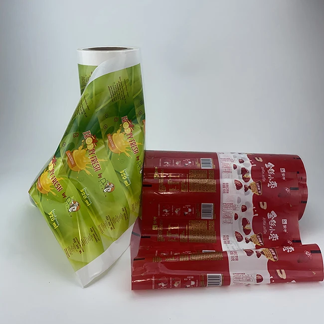 Yogurt Packaging Soy Milk Packaging Uht Milk Film Black and White Pe Film