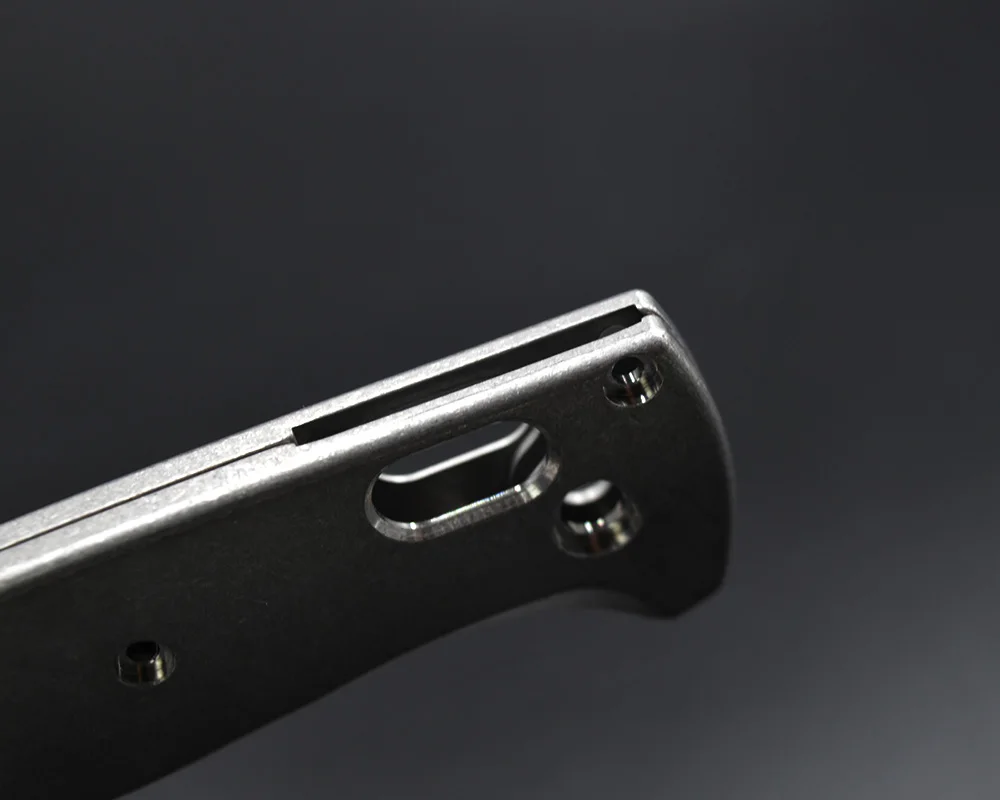 Custom Surface Anodizing Edc Titanium Knife Scales For Benchmade Bugout