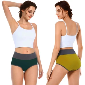 2026 Best-selling Women's Cotton Underwear High Waist Underwear Comfortable and Seamless Women's Inner Warehouse