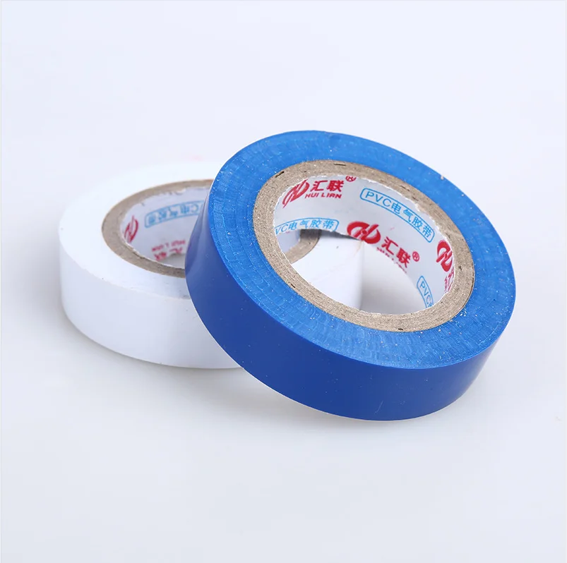 High Voltage Resistant PVC Vinyl Electrical Insulation Tape Flame Resistant Single Sided Masking Tape Pressure Sensitive Rubber