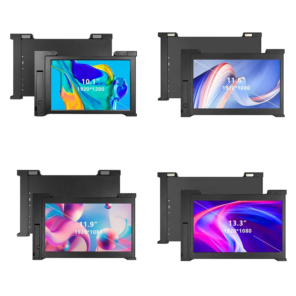 FOPO13.3インチトリプルスクリーンラップトップLCDコンピューター