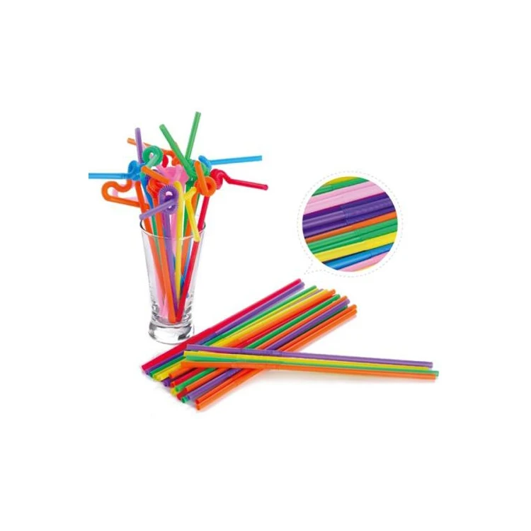 Disposable Boba Straws Individually Wrapped Pp Drinking Straws Plastic ...