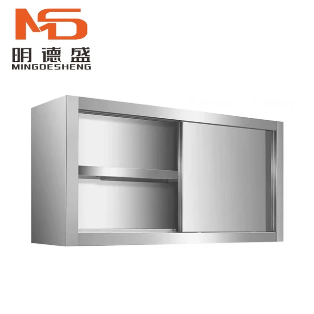 Modern Stainless Steel Wall Cabinet for Hotel & Restaurant Kitchen 201/304 Table Top Handing Storage Solution for Bakery Kitchen