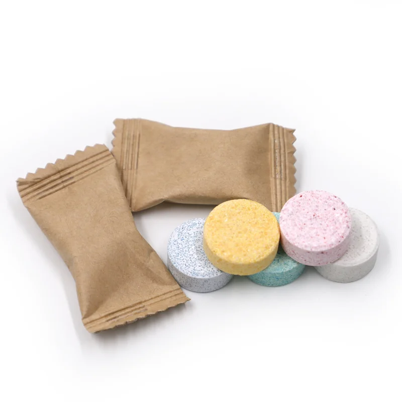 Zero Waste Foaming Hand Soap Effervescent Solid Tablets For Hand Wash In Kraft Bag Buy Hand