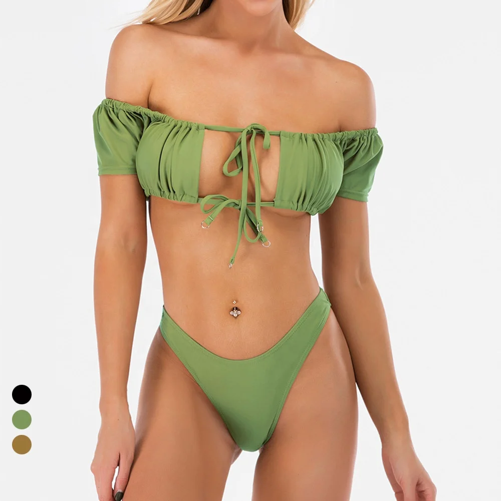 Crotchless swimsuit