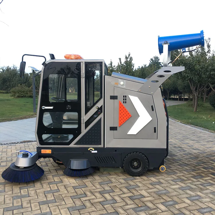 Outdoor Electric Driving Power Street Sweeper Cleaning Machine Electric