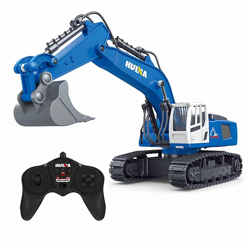 Remote Control Excavator Toys for Boys Rc Excavators Metal Shovel for Kids  Digging Machine Toys 1/18 Scale