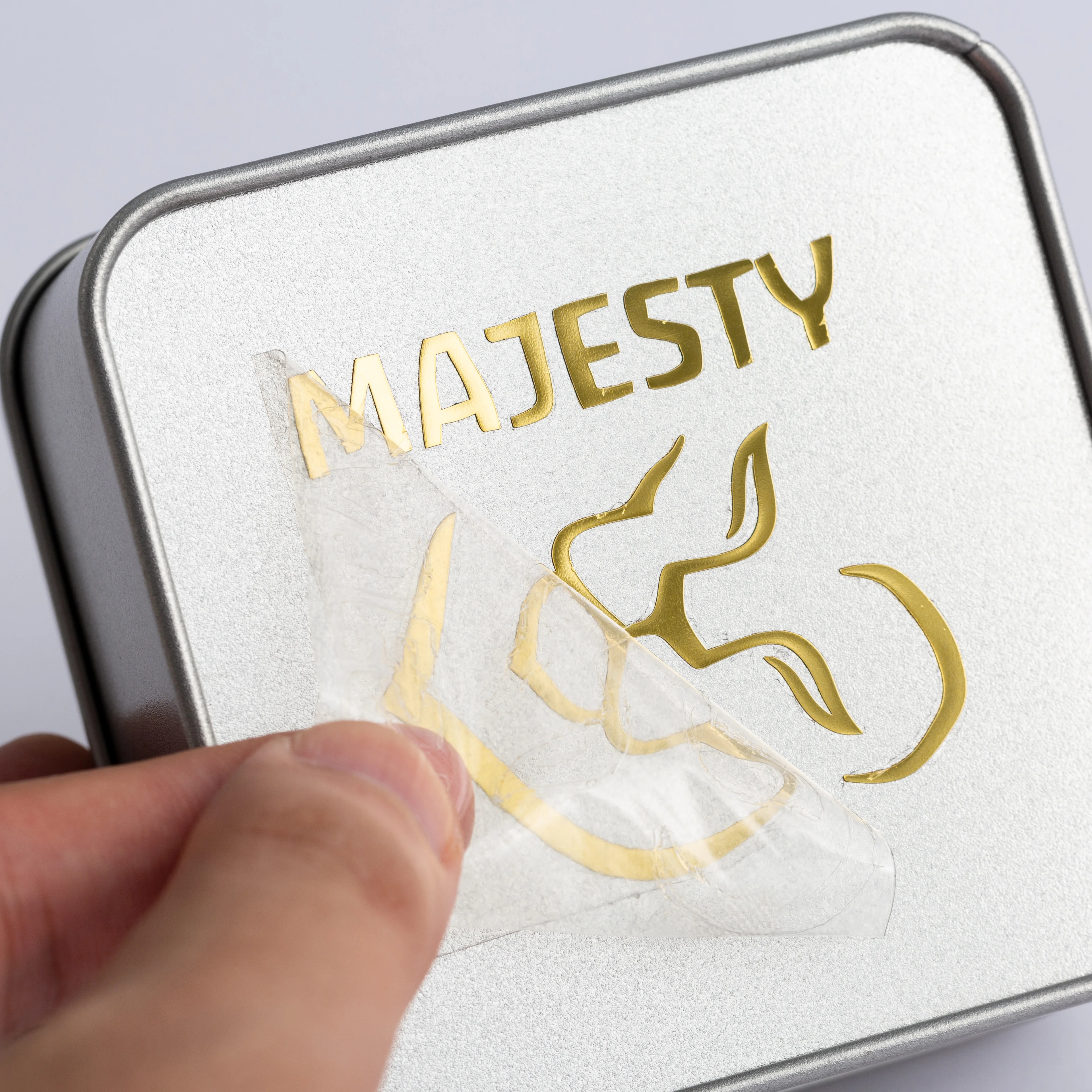 Manufacturer Custom Metal Transparent Transfer Uv Stickers Printed Gold Logo Pressed 3d Label Sticker Printing