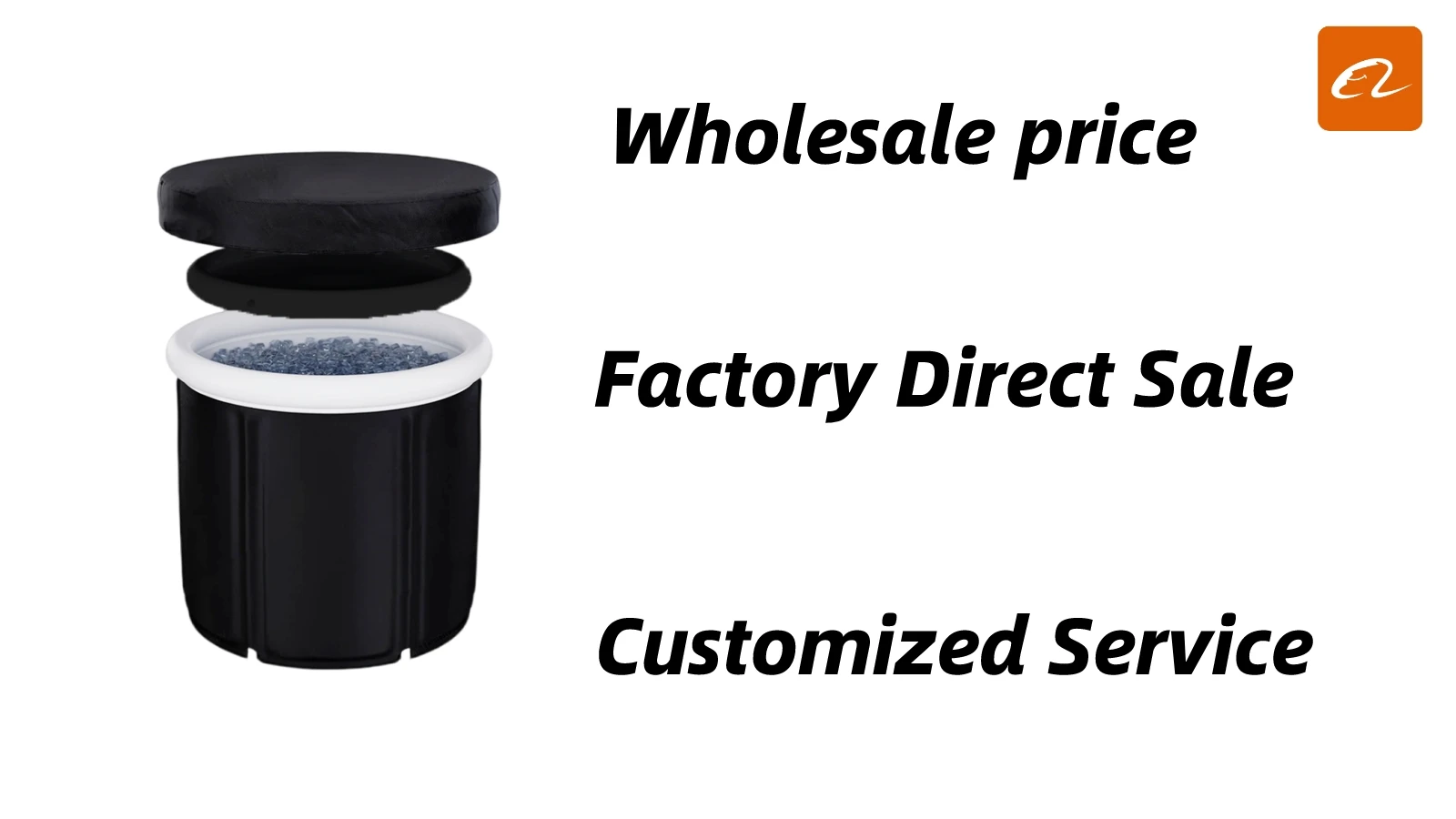 Portable Ice Bath Tub Pvc Plastic Luxury Foldable Bath Tub For Ice