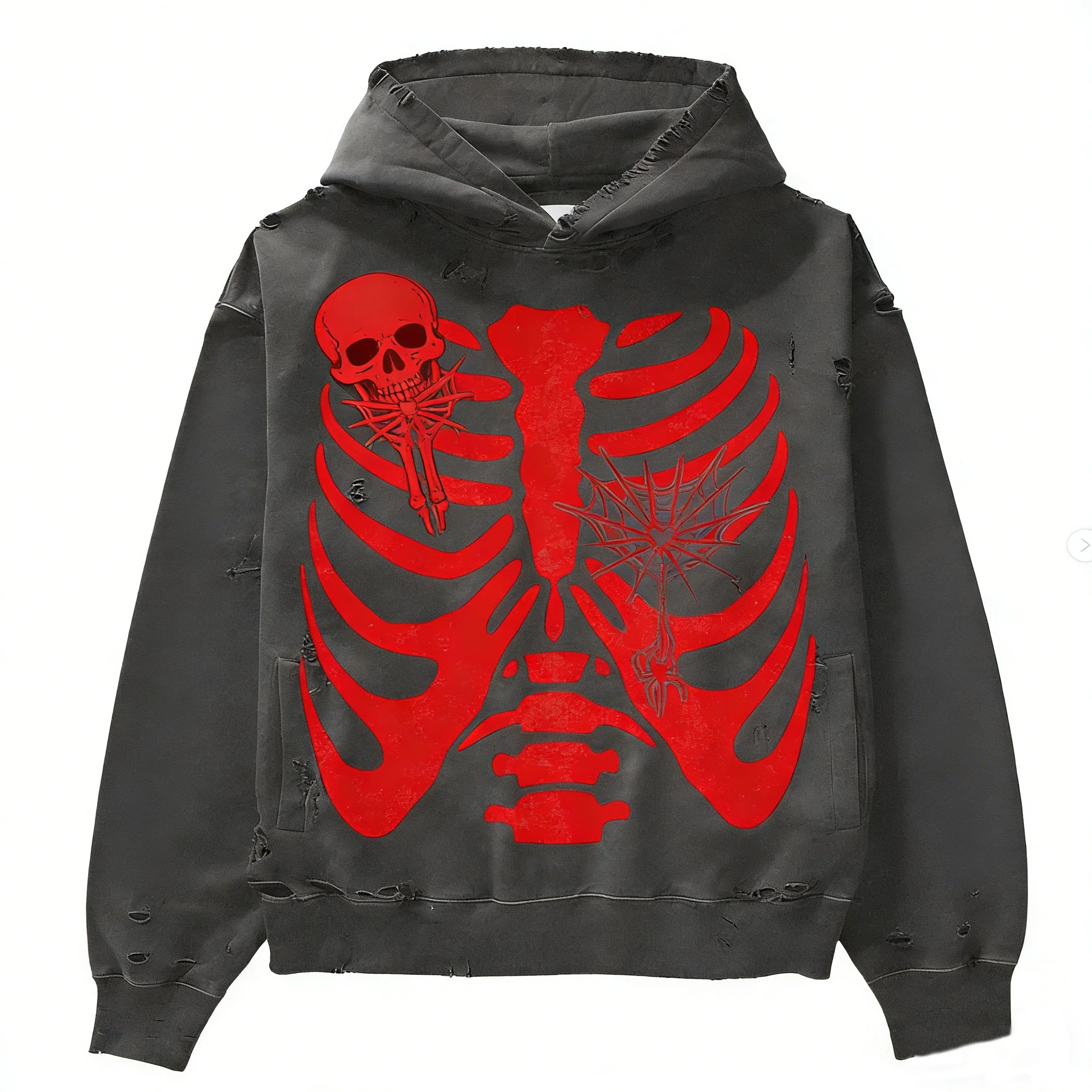 SALATI Direct Factory Price Newly Designed Men's Zipper Hoodie 100% Cotton Winter Clothing with Puff Printed Digital Design gallery 3
